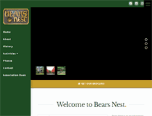 Tablet Screenshot of bearsnest.org